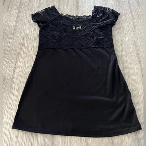 Pretty Good Black Lace Blouse